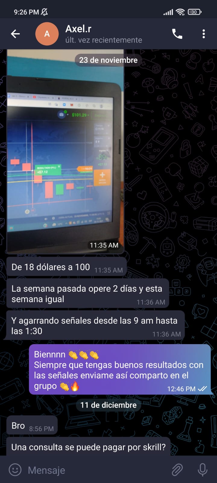 Testimonio del grupo 5