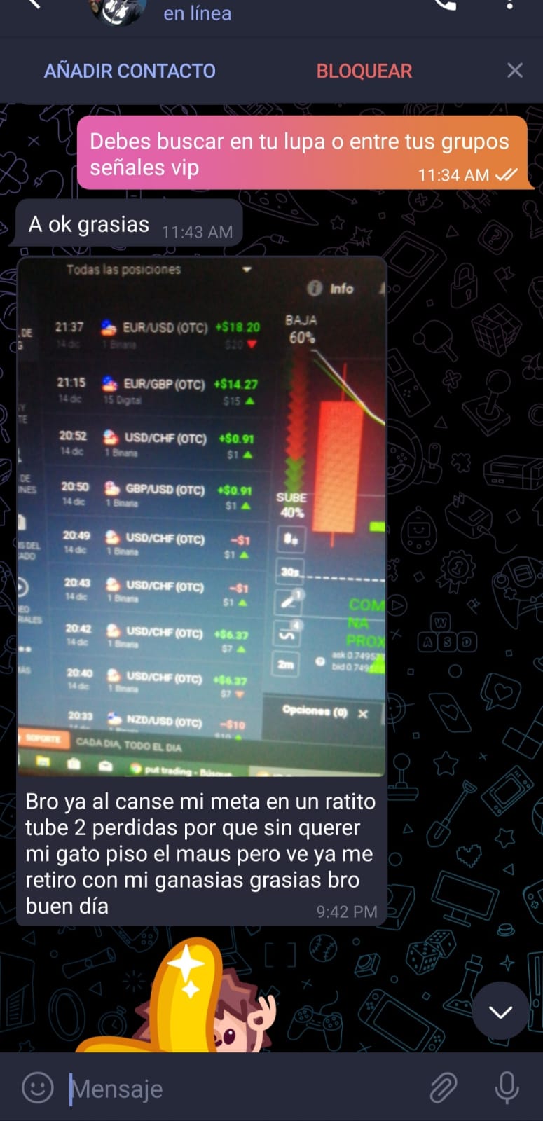 Testimonio del grupo 6